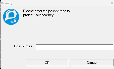Set Passphrase